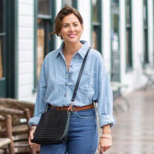 Gray Haus x Jilly Box - Soho Woven Bag - Black